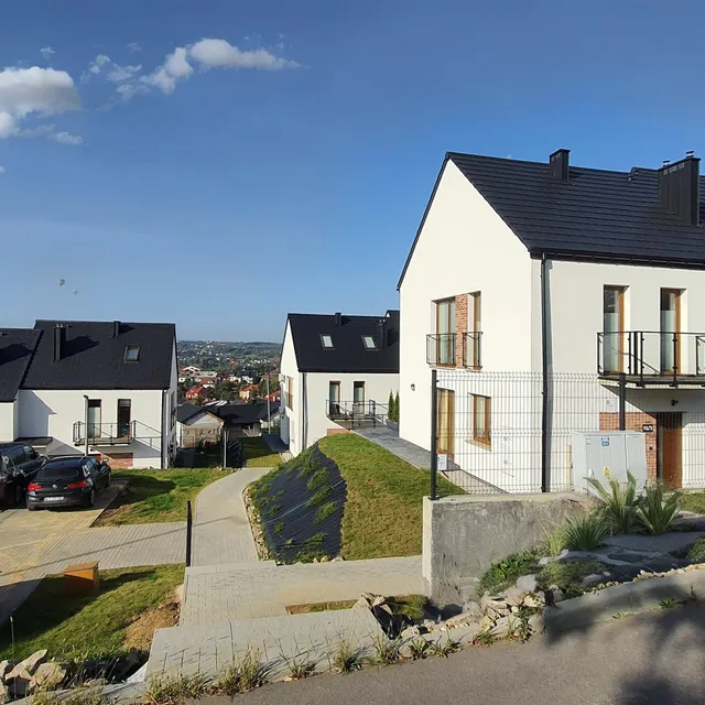 osiedle bliźniaków przy ul. Widokowej w Jaśle