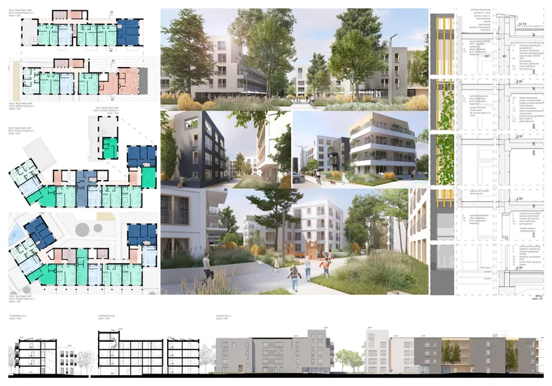 KONKURS NA OPRACOWANIE KONCEPCJI URBANISTYCZNO-ARCHITEKTONICZNEJ OSIEDLA W STARGARDZIE