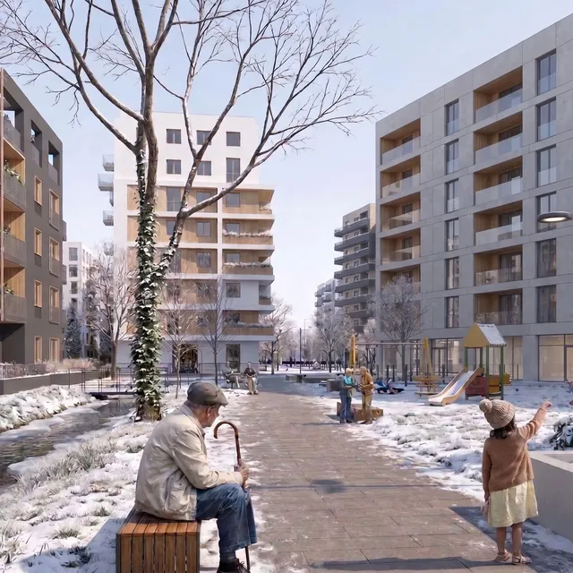 Osiedle mieszkaniowe Nowe Jeziorki pod Warszawą