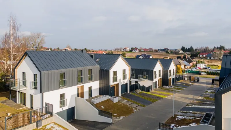 Osiedle 8 domów jednorodzinnych pod Lublinem