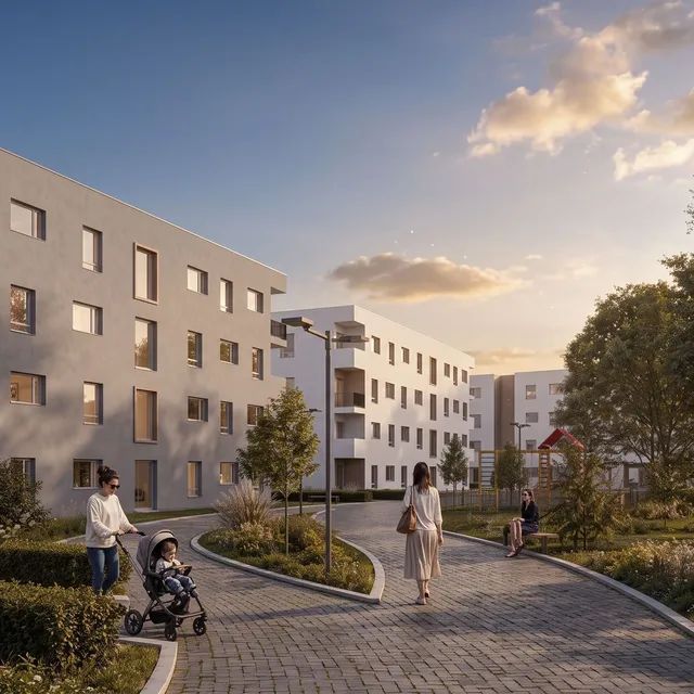 Osiedle budynków wielorodzinnych w Skawinie